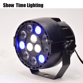 

12pcs 3W RGBW change color Led par light with DMX 512 control&auto&voice mode for Performance Wedding DJ bar Festival decoration
