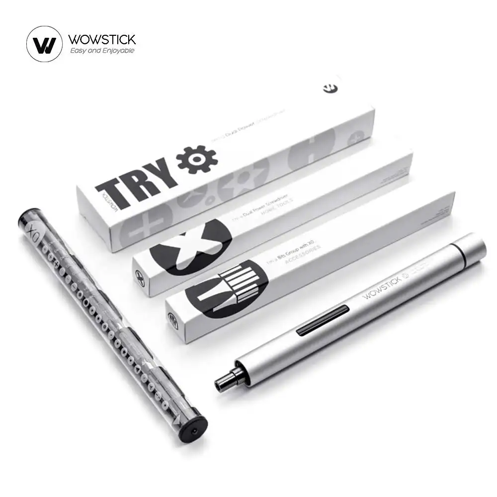 Электрическая отвертка Wowstick 1P + 21 в 1 беспроводная электроотвертка для работы с