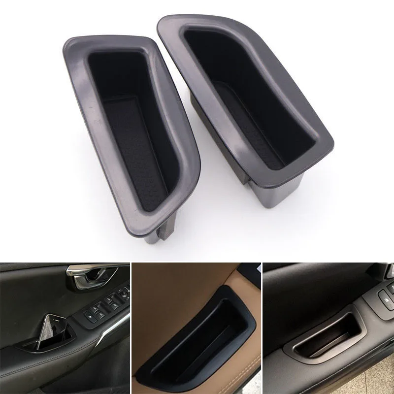 

Inner Front Door Storage Box Holder Organizer Case Fit For Volvo V40 2013-2018