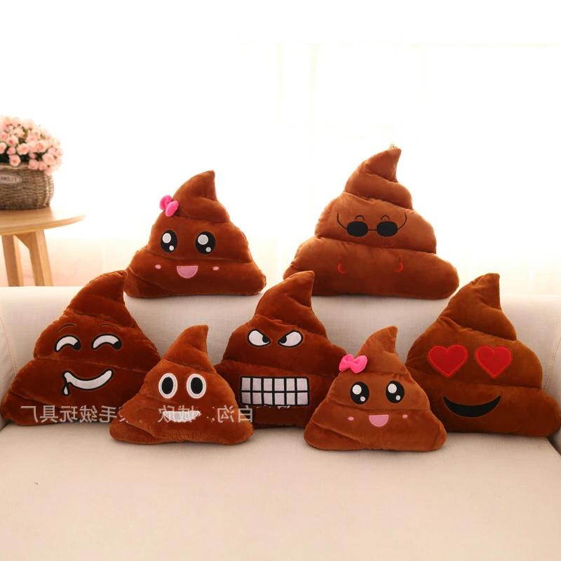 Poop более Новая красочная новая подушка Удобная Студенческая Очаровательная