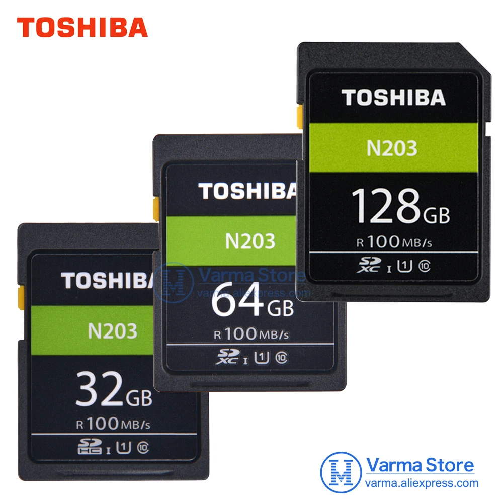 

TOSHIBA original 100 high speed memory card SD32G 64G 128G U1 SD card support Canon Nikon digital SLR camera full HD shooting