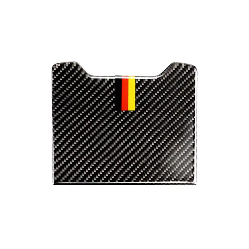 

Car Automotive Carbon Fiber Styling Decorative Rear Armrest Storage Box Sticker Decal for Mercedes C Class C200 W205 C180