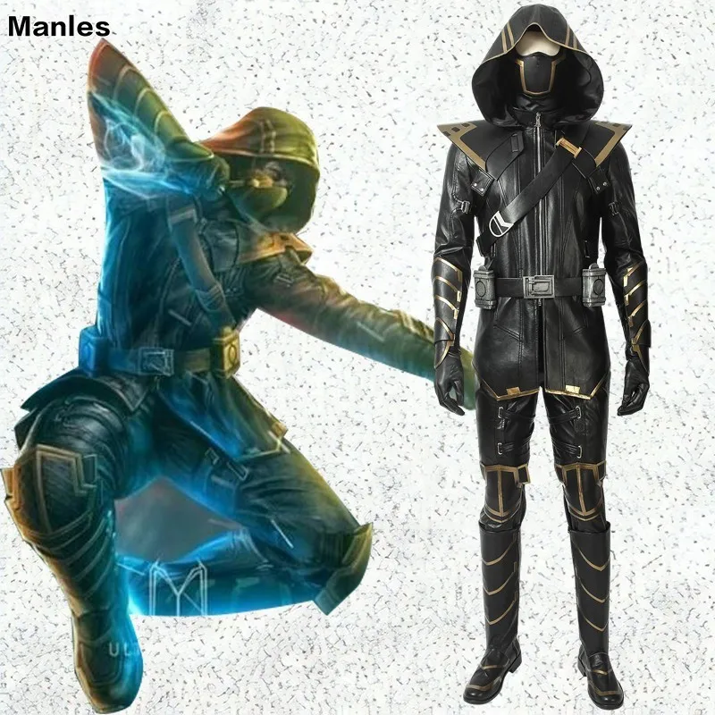 Avengers Endgame Marvel Costume Cosplay Adult Hawkeye Clint Barton Hoodie Jacket Halloween Christmas Carnival Party Full Set