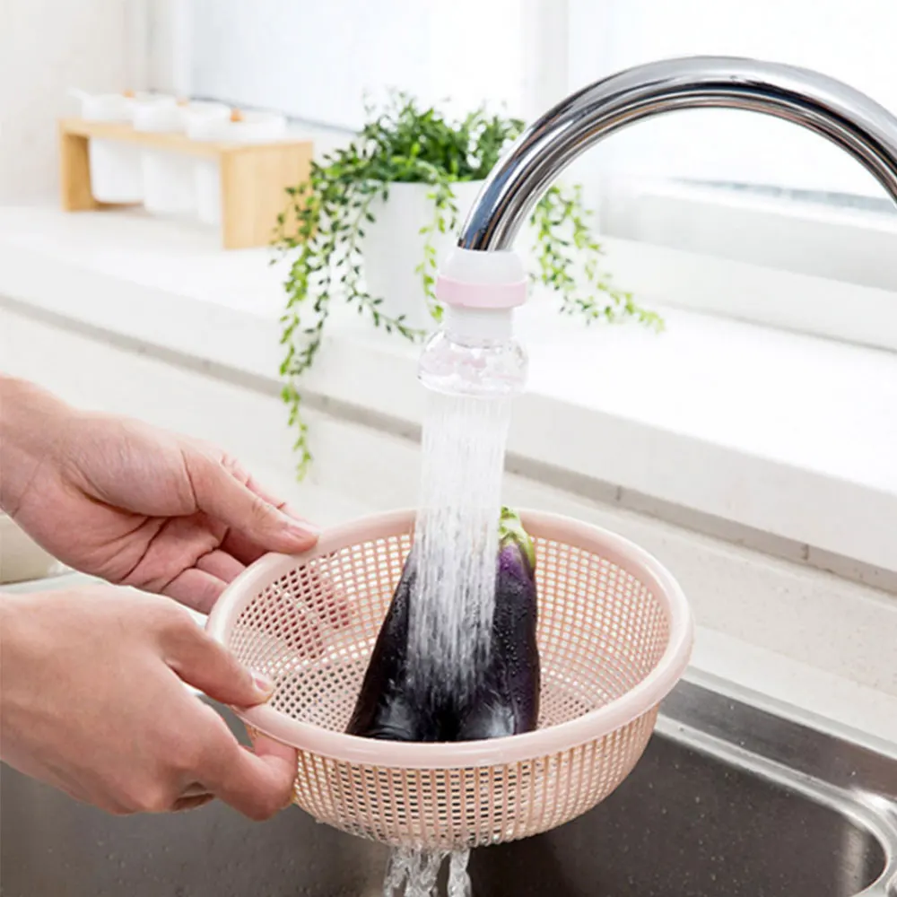 Hot Rotating Water Saving Shower Head Adjustable Tap Nozzle Swivel