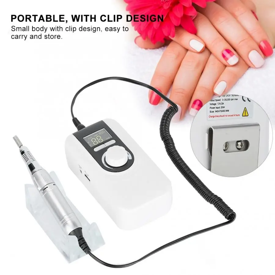 Лак для ногтей 100-240 В 35000 об./мин электрический сверлильный станок ...