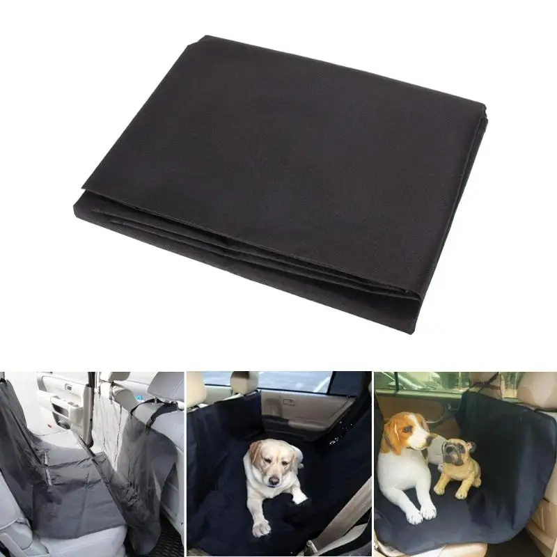 

Car Rear Back Seat Carrier Cover Dog Mat Blanket Cover Oxford Cloth Waterproof Auto Trunk Pad Pets Protector Travel Accessory