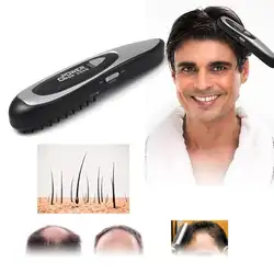 СВЕТОДИОДНЫЙ Электрический лазерный массажка для волос Regrow гребень для продвижения волосы рост волос потеря стоп терапия гребень Озон