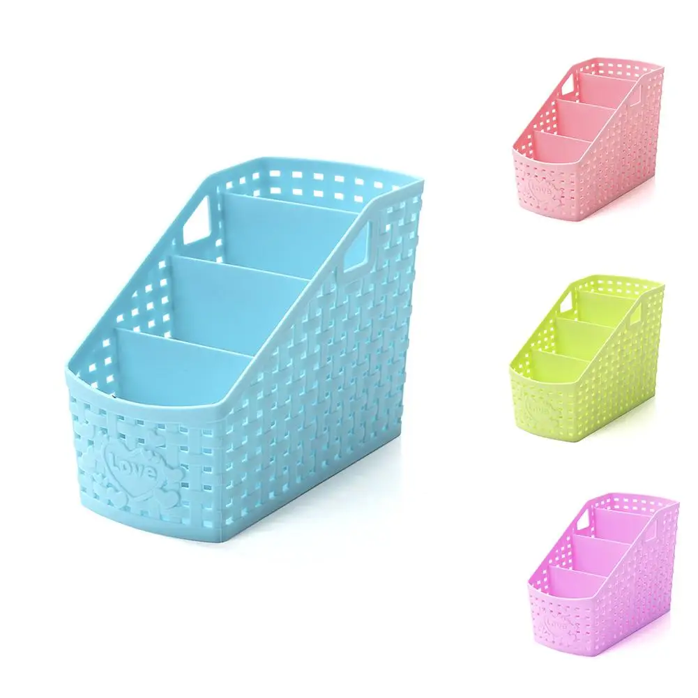 

Office Desk Tidy Organiser Pen Makeup Storage Holder Mesh Stationery Container