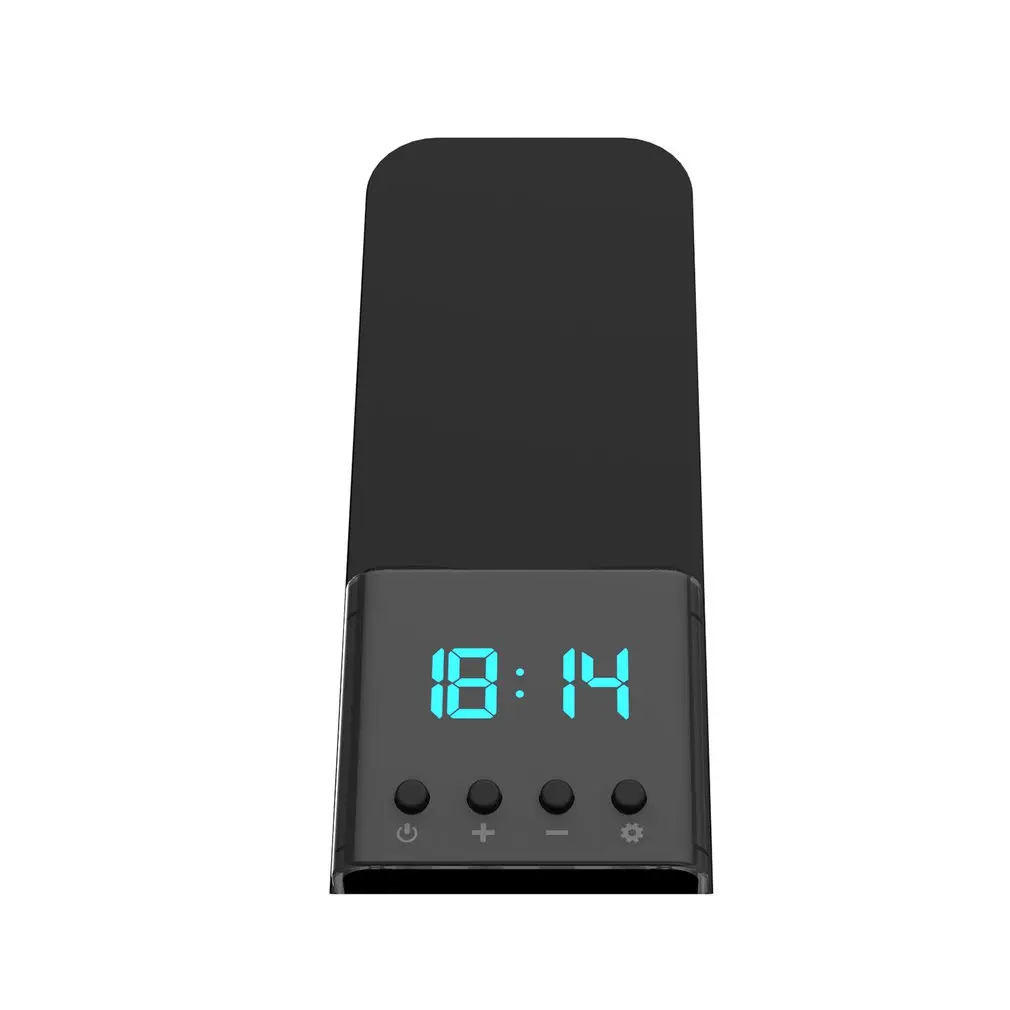 

LED Electric Alarm Clock Qi Wireless Charger Wireless Charging Pad Station High Efficiency for Mobile Phone