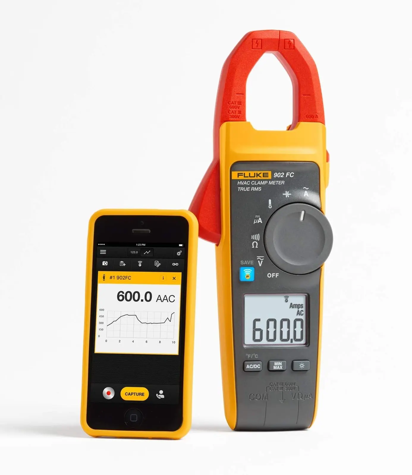 

Fluke 902 FC HVAC True-RMS Clamp Meter