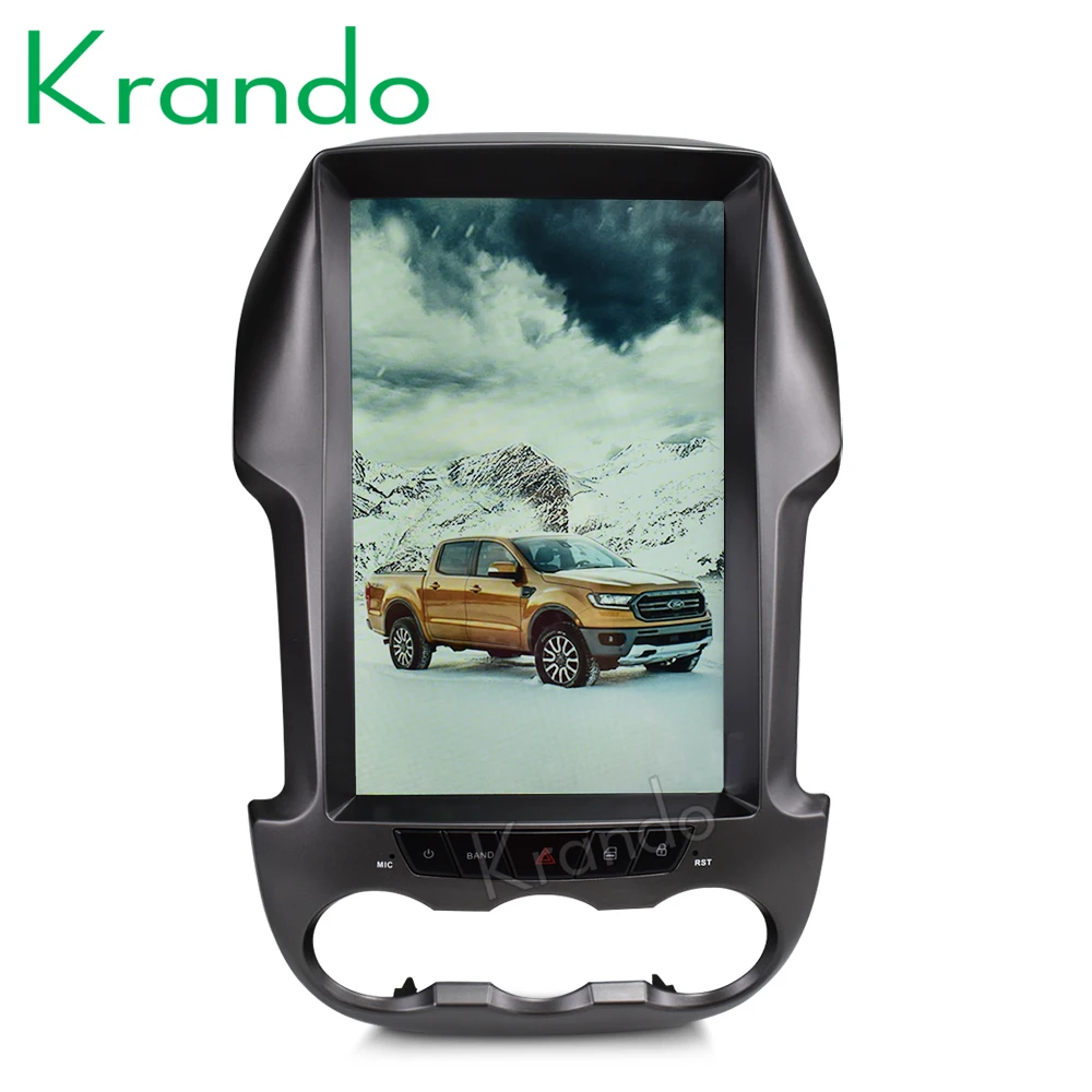 

Krando Android 8.1 12.1" Tesla styal Vertical screen car radio multimedia system for Ford Ranger F250 2011+ navigation player