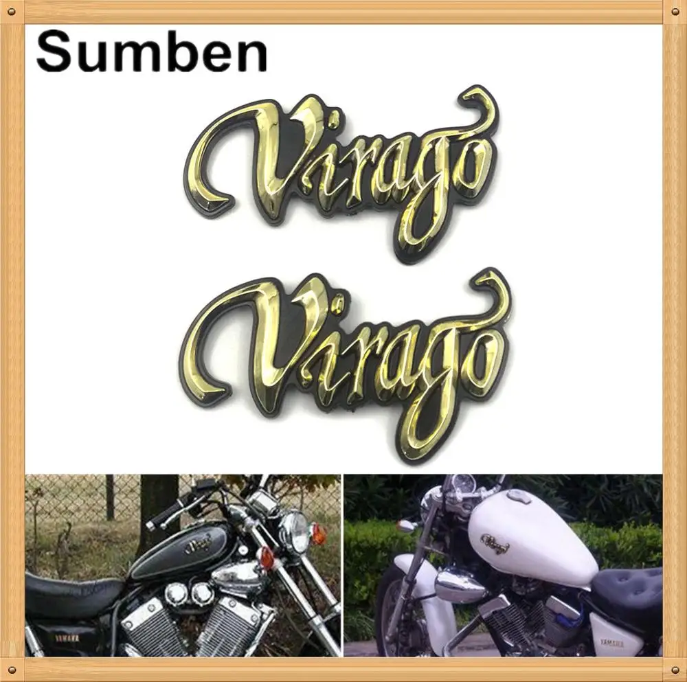 

Fuel Gas Tank Emblem 3D Badge Decal Side Sticker for Yamaha Virago XV125 XV250 XV400 XV500 XV535 XV700 XV750 XV920 XV1000 XV1100