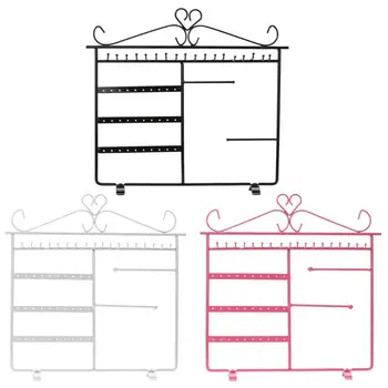 

Jewelry Display Necklace Earrings Studs Jewelry Display Storage Hanging Holder Rack Metal Stand Organizer Holder Promotion