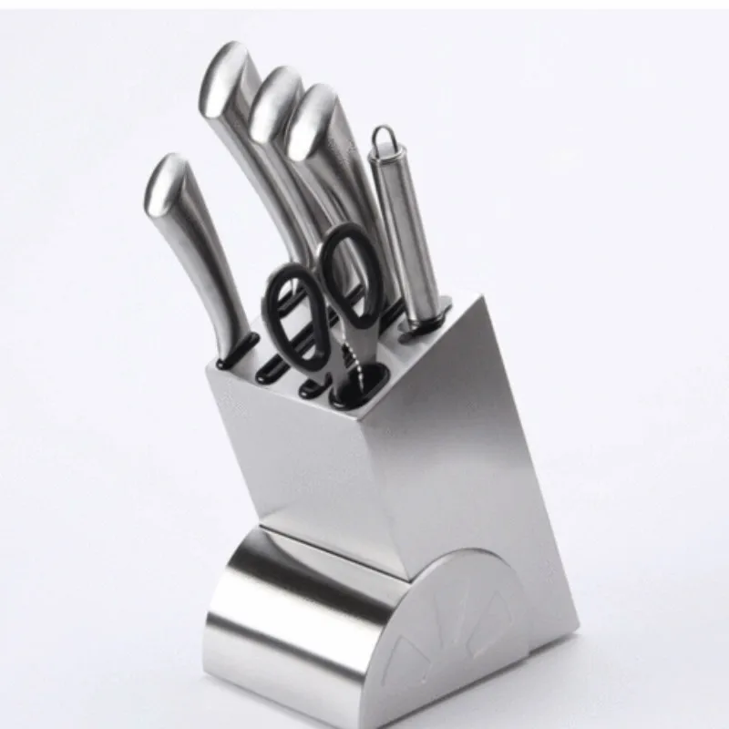 Нержавеющая сталь нож Органайзер посуда держатель Стенд Блок стеллаж для хранения кухня