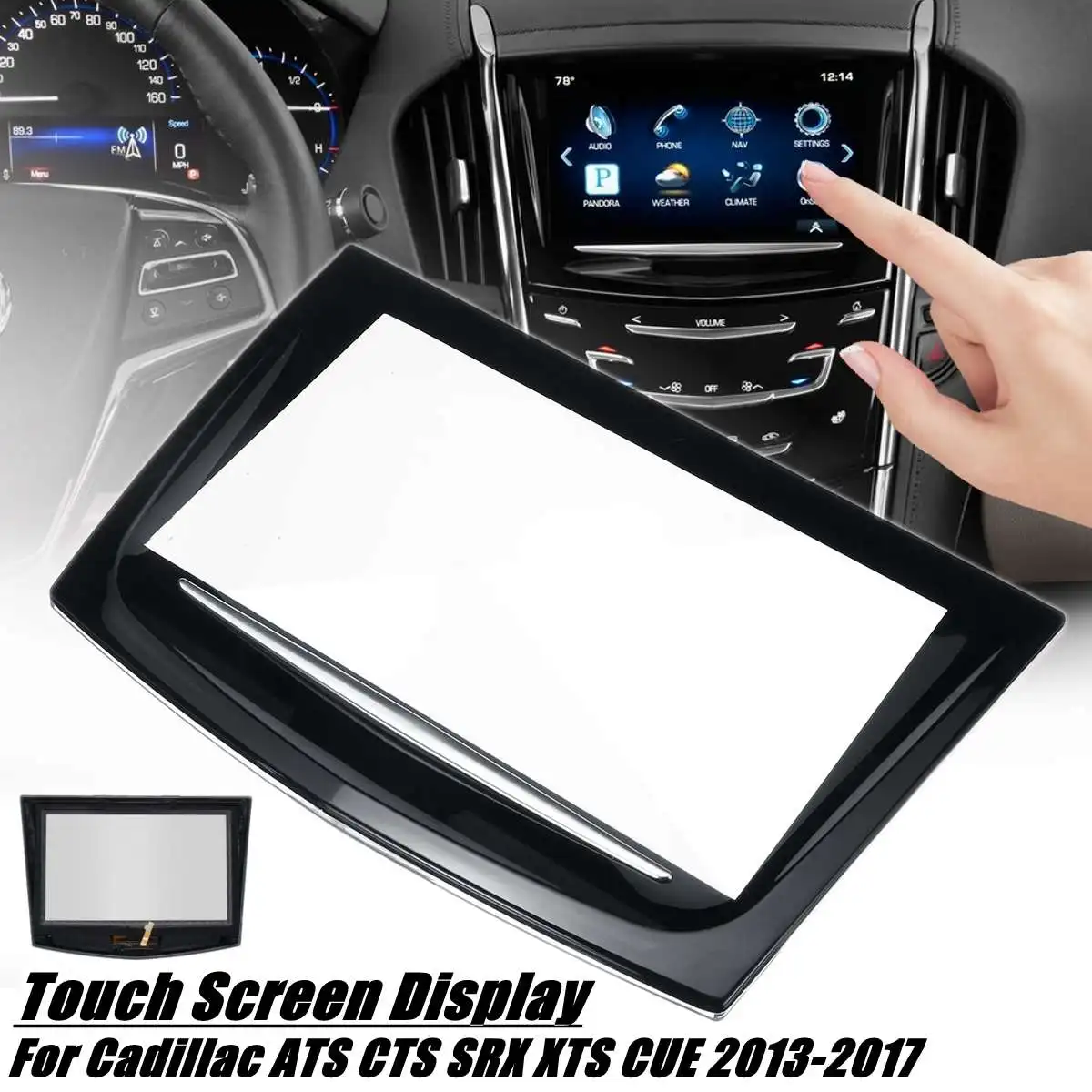 Cue Touch sens remplacement écran affichage numérique pour Cadillac SRX ATS XTS cts