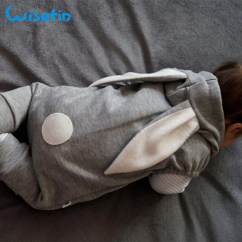

Wisefin Cartoon Baby Clothes Newborn Jumpsuit Baby Hooded Romper Jumpsuit Summer Newborn Boy Girl Romper Baby Romper Sleeveless