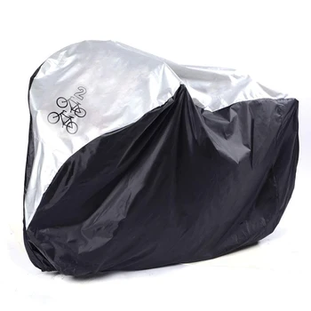 

Universal Waterproof Bicycle Bike Cover Rain Resistant Sun Protection for 2 Bike