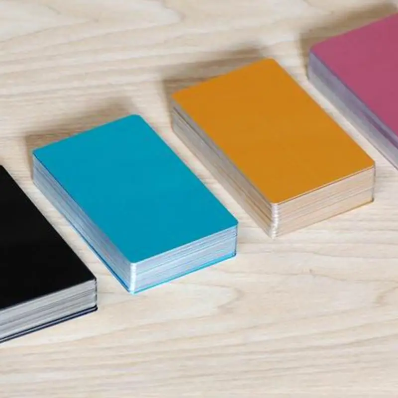100 шт Ван Гог визитная карточка канцелярские принадлежности с принтом kalem гладкая Марка алюминиевый сплав идентификация бизнес визит Пустая карточка