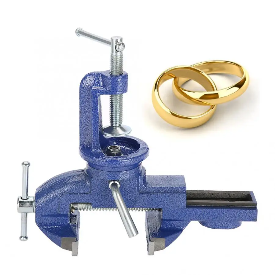 

Professional 360 Degree Rotary Vise Mini Table Workbench Clamp high hardness Jewelry Models DIY Repair Making Tools for Jeweler