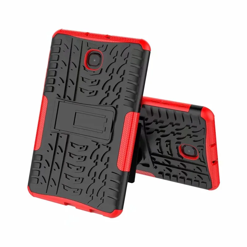 Case for Samsung Galaxy Tab A 8.0 T387 SM-T387 Hybrid Rugged Tablet Heavy Duty TPU + PC 2 In 1 Shockproof Stand Cover Funda+ Pen |