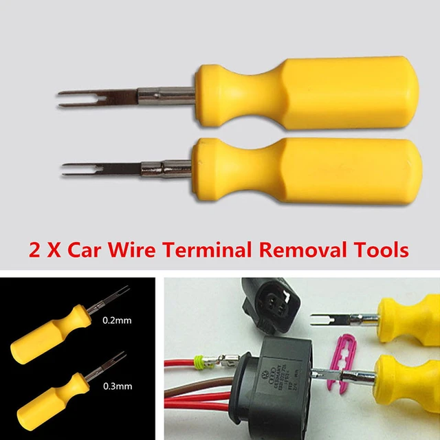 2x Car Terminal Removal Tool Kit Wiring Connector Pin Release Puller For  Audi VW