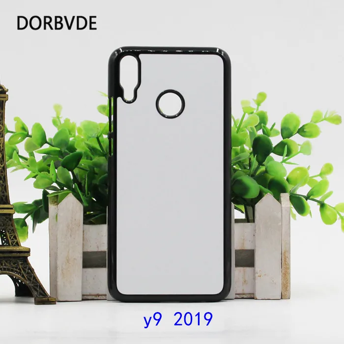Сублимационный чехол 2D для Huawei Y9 2019 жесткая пластиковая задняя крышка с пустой
