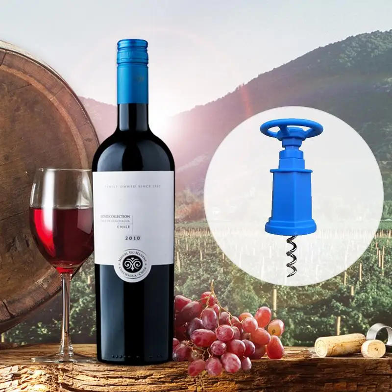 

Creative Valve Multifunctional Mini Outdoor Stainless Steel Red Corkscrew Wine Bottle Opener with Ring Keychain Wine Bottle Open