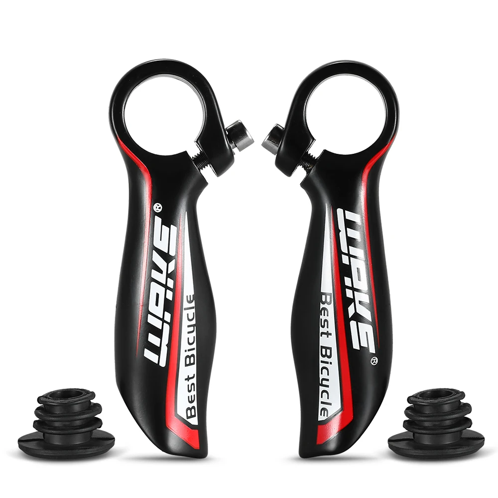 Best 1 Pair Alumimun Alloy MTB Bar End Mountain Bike Handlebar Hock Resistant End Bicycle Cycling Road Bike Parts 22.2MM Bike Ba