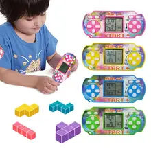 Портативная мини-игровая консоль тетрис ЖК-портативные игровые плееры детская развивающая игрушка антистрессовая электронная игрушка случайный цвет