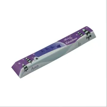 Replace SpaceBar Keycap AKKO Merry Christmas Dye-sub PBT Space Bar Keycap 6.25u Keycap for Mechanical Keyboard