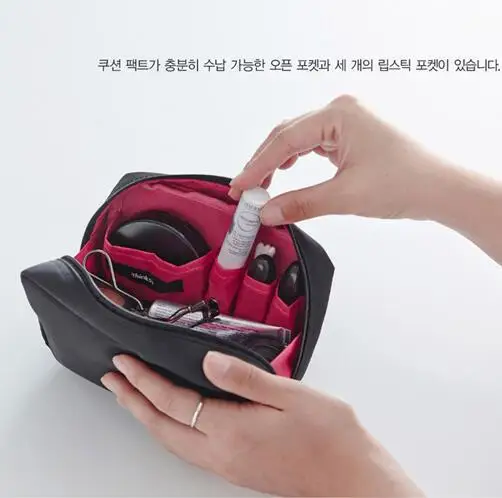 

Nylon More Pattern Three-dimensional Concise Makeup Package Woman Portable Men And Women Number Accept Box Make Up Organizer