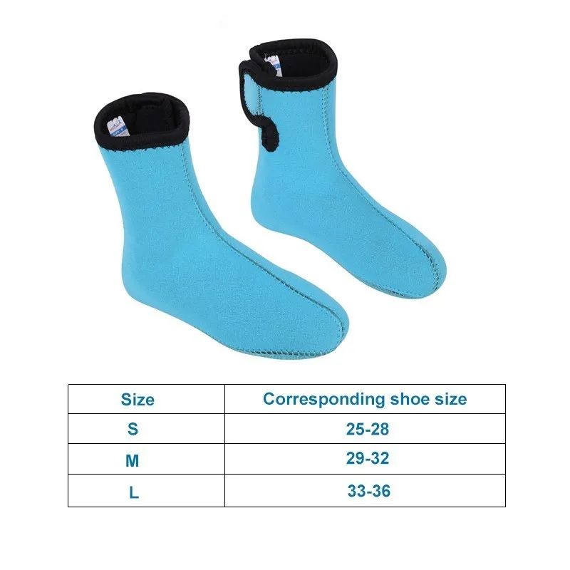 3 мм, неопреновые детские носки для дайвинга, сохраняющие тепло, обувь для плавания, пляжные ботинки, не царапают снаряжение для дайвинга, нескользящие носки