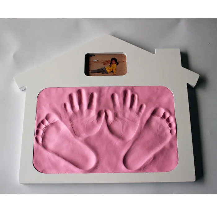  Wyatt of Source Photos House Photo Frame Baby shou yin ni Set Children Hand Footprints Gift Product