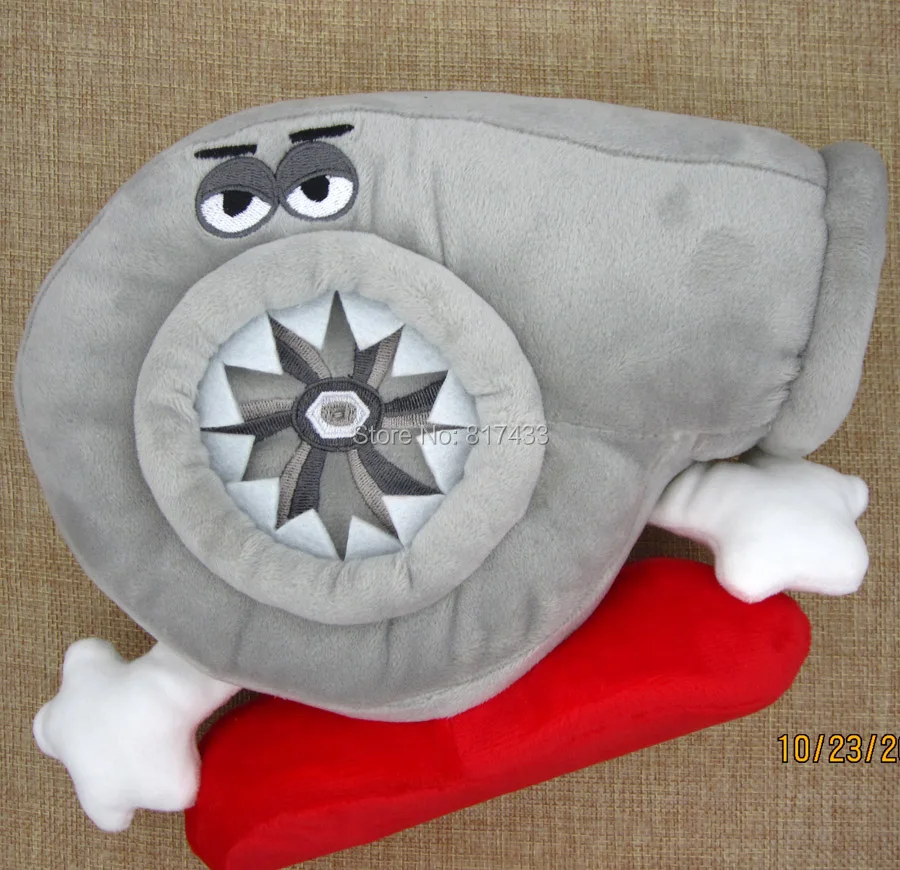 10pcs No Cotton Stuffed! JDM Car turbine turbo charge Pillow Plush toys