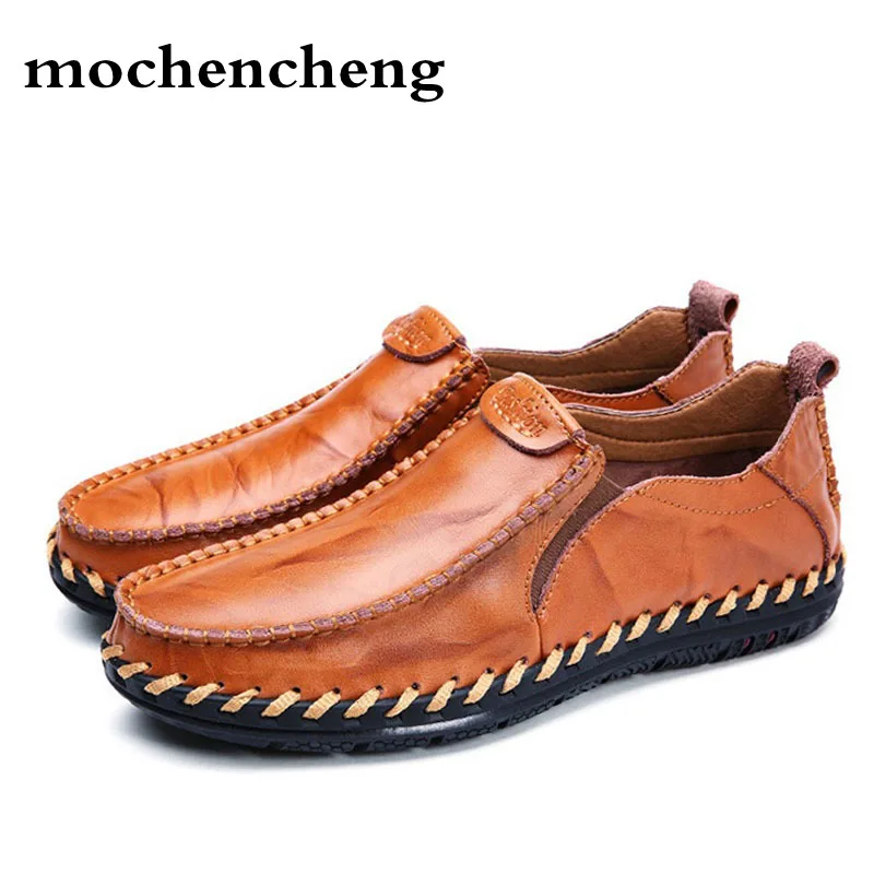 

2018 Brand New Men Shoes Men Casual Genuine Leather Flats Driving Shoes Business Men's Shoes Casual Best Quaity Big Size 45 Male