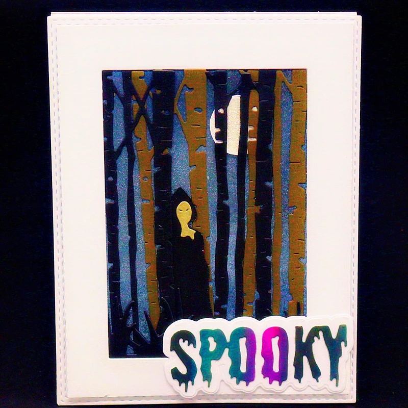 

YLCD1532 Halloween Metal Cutting Dies For Scrapbooking Stencils DIY Album Cards Decoration Embossing Folder Craft Die Cuts Tools