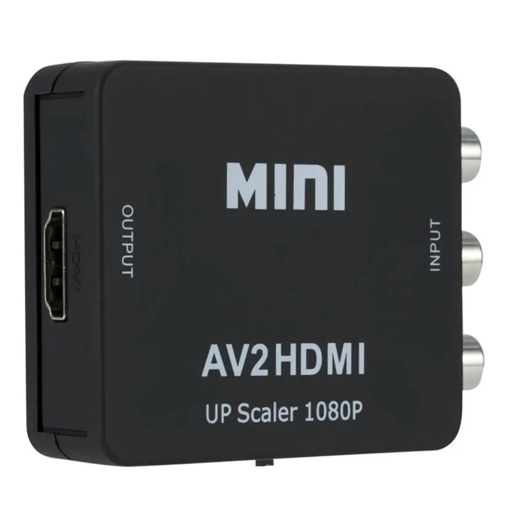 1080 P Мини hd конвертер AV 1 м к HDMI RCA 60 Гц/720 Гц CVBS 40g композитный видео и аудио адаптер| |
