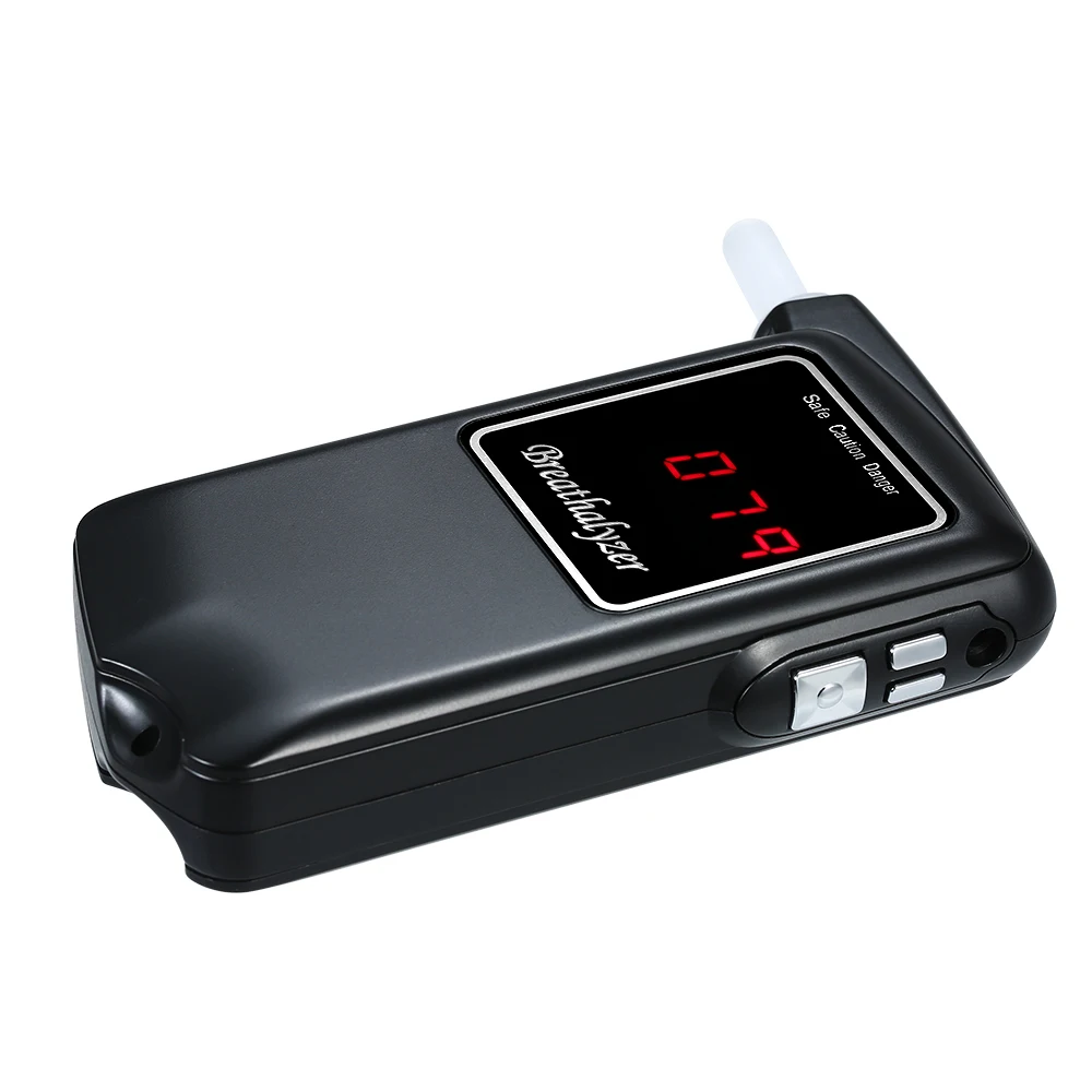 

Digital Breath Alcohol Tester Portable Breathalyzer Blowing Type High Sensitivity Alcohol Tester Meter Analyzer Detector