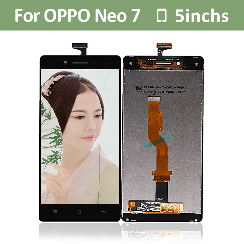 

for OPPO Neo 7 LCD and Touch Screen Digitizer Assembly Pantalla for OPPO Neo 7 Display Repair Parts 5.0 inch Free Shipping