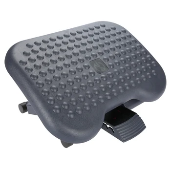 

Adjustable Height Foot Rest Stool Ergonomic Portable Comfortable Under Desk Home Office Massage Relaxation