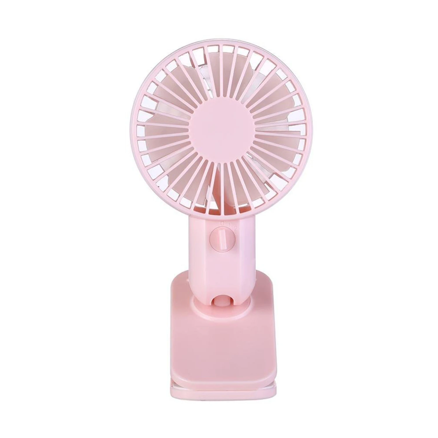 

1PC Protable Double Turn Leaves Fan Electric Fans USB Table Stand Fans 2-Speed Wind Mini Electric Personal Hand Desktop Fan