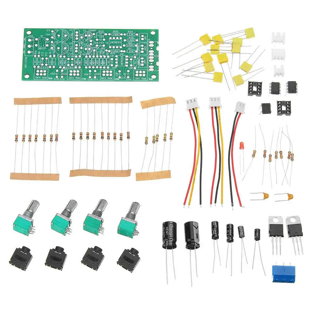 

DIY NE5532 Front Board Amplifier Front Board Spare Parts Kit