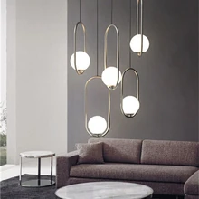 Modern Led Pendant Lamp Glass Ball Pendant Lights Restaurant Living Room Cafe Bedroom Bar Pendant Lamp Light Fixtures Lighting modern creative concise flying saucer white pendant lamp cafe bar restaurant bedroom livingroom decoration lamp free shipping