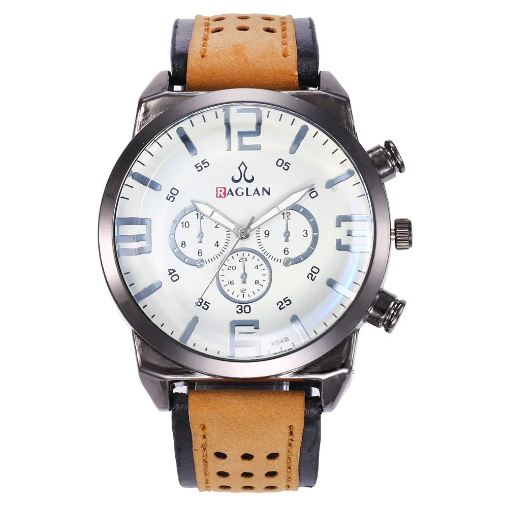 

Men Wrist Watch Pattern Man Originality Mirror Clock Motion Military Alloy Case Quartz Male Relogio Masculino Montre Homme New