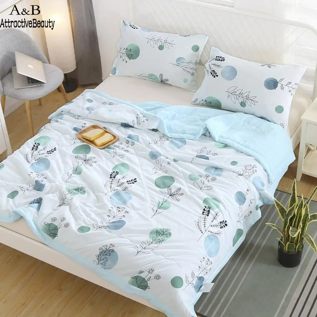 

Soft Comforter Cotton Summer Quilts Lightweight Home Bed Spring, autumn, Quilt Blanket Machine Washable