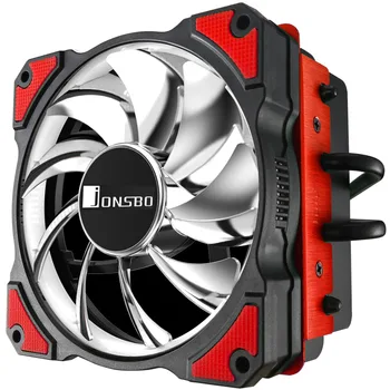 

Jonsbo Cr-101 4 Heat Pipe Down Pressure Cpu Radiator 12Cm Silent Fans Pwm Intelligent Temperature Control Cpu Cooler For Intel