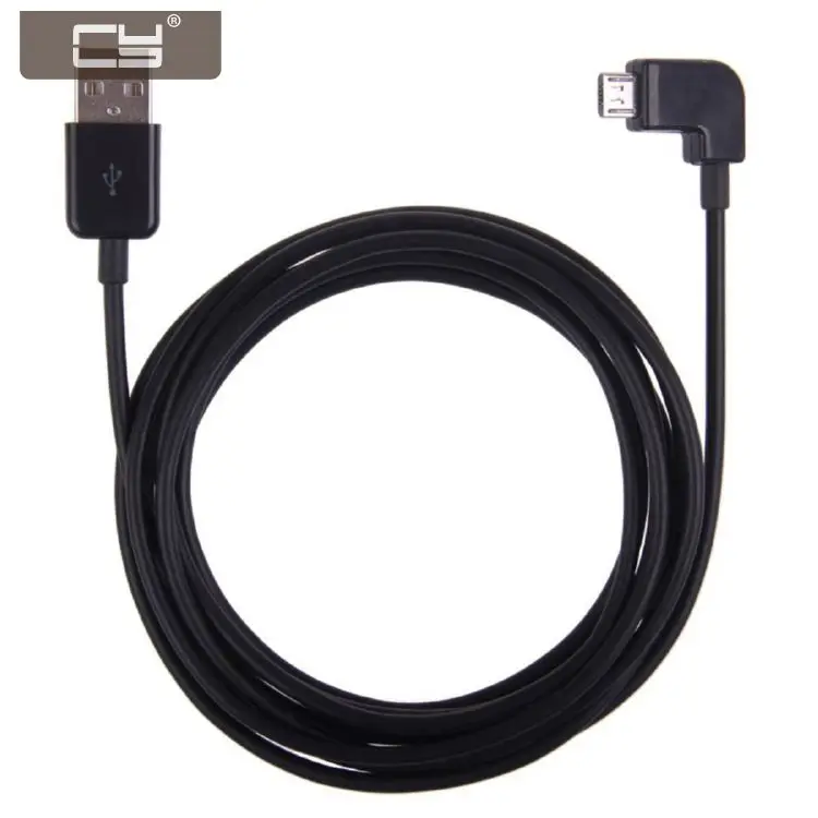 

CYDZ Left angled 90 degree Micro USB Male to USB Data Charge Cable for Mobile Phone & Tablet 5M 3M 2M 1M Black White