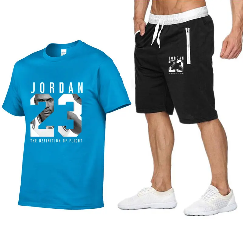 رياضية الرجال مجموعات الذكور البلوز السراويل الصيف الرجال اقتصاص T قميص السراويل عارضة بذلات رياضية ملابس رجالي