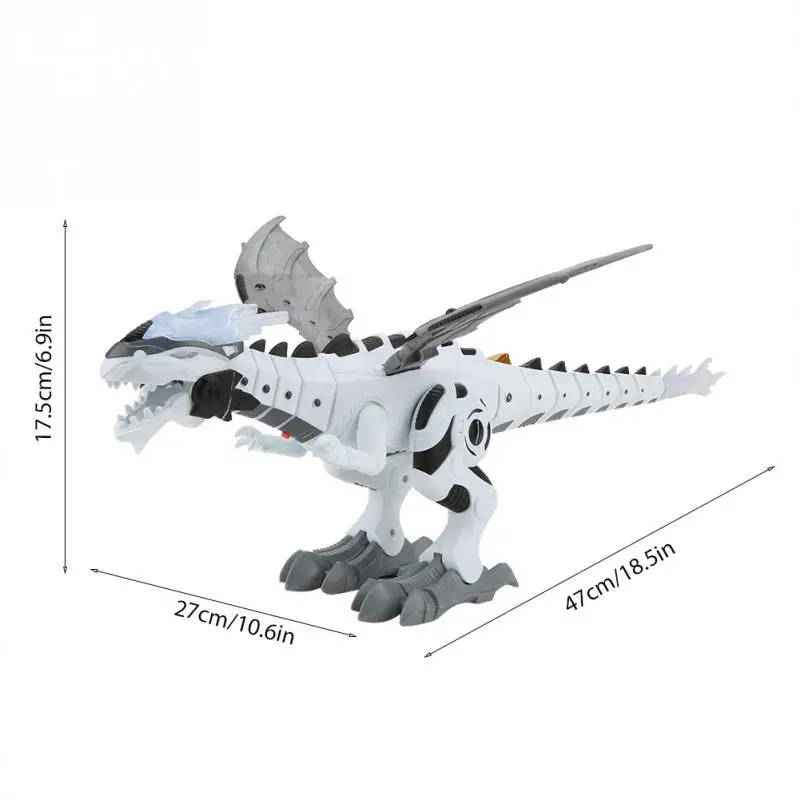 Детский Электрический динозавр модель робота игрушка Роар звук моделирование динозавр со светом ходьба спрей качели функция игрушка для мальчиков
