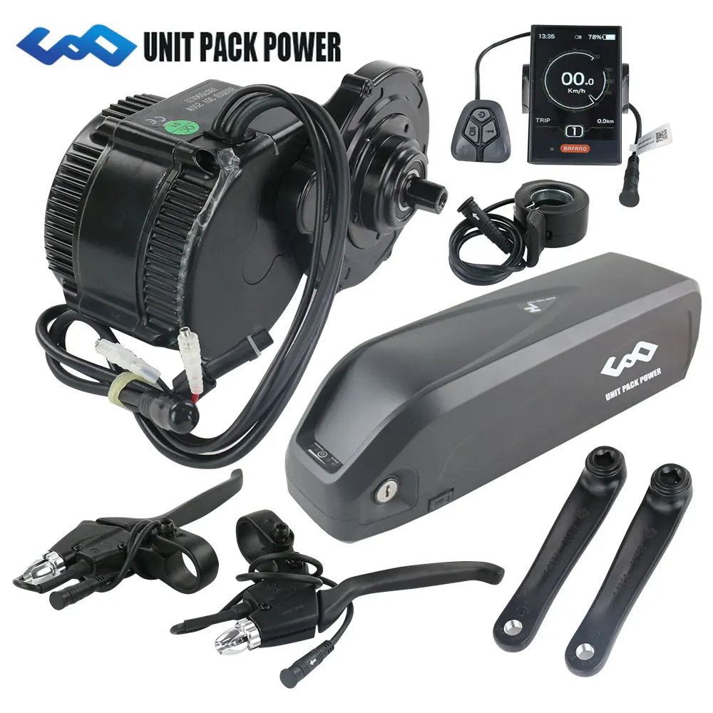 Perfect Bafang BBS02 48V 750W mid crank drive motor kit with 48V 17.5AH EBIKE lithium Hailong Shark Battery 1 Perfect Bafang BBS02 48V 750W mid crank drive motor kit with 48V 17.5AH EBIKE lithium Hailong Shark Battery 1